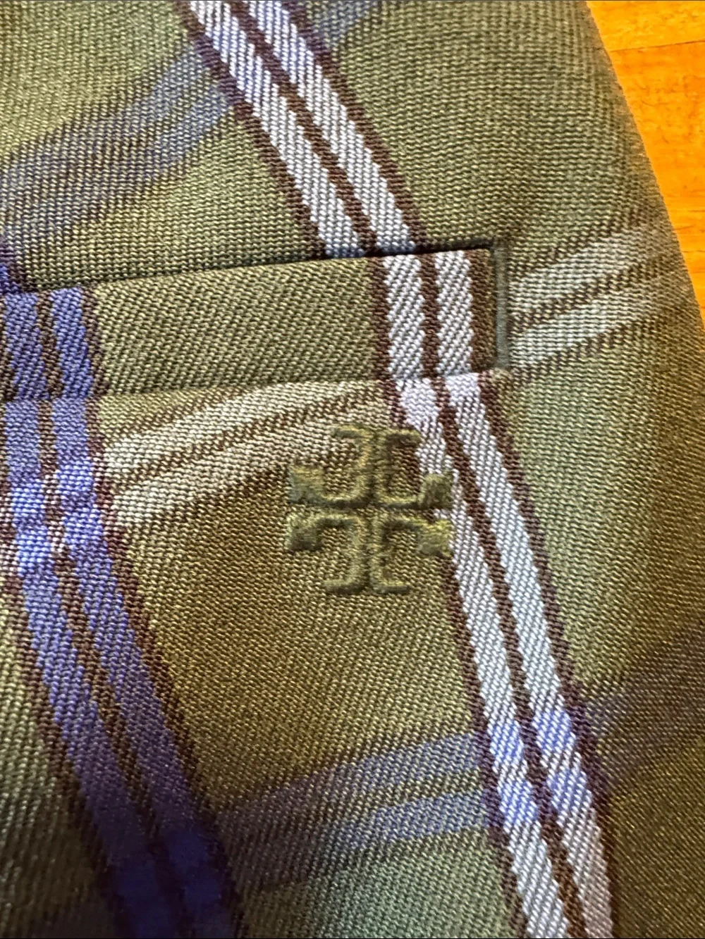 Tory Sport Green & Blue Plaid Tailored Golf Pants